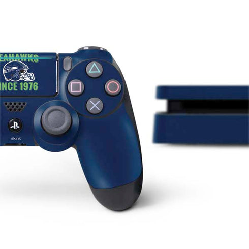 NFL Seattle Seahawks Helmet PS4 Slim Bundle Skin